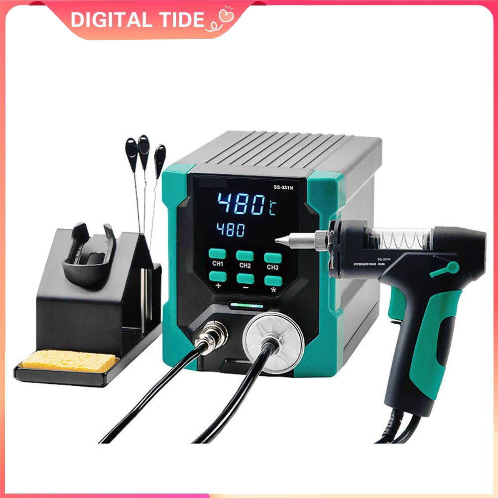 Desoldering Gun Vacuum Electric - Bomba desoldadora eléctrica digital LCD ESD