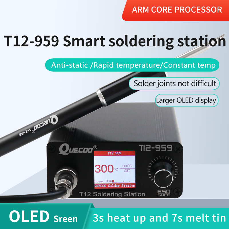 Soldering Station T12 Oled - Estación de soldadura T12-959 V5.1, soldador