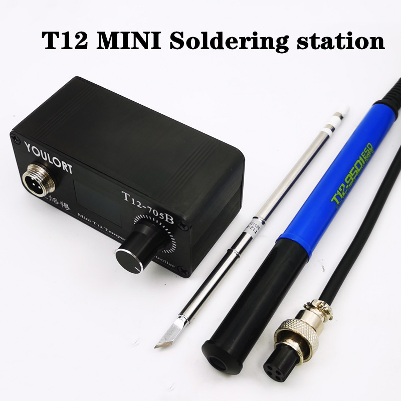 Soldering Station T12 Oled - MINI estación de soldadura de T12-705B,