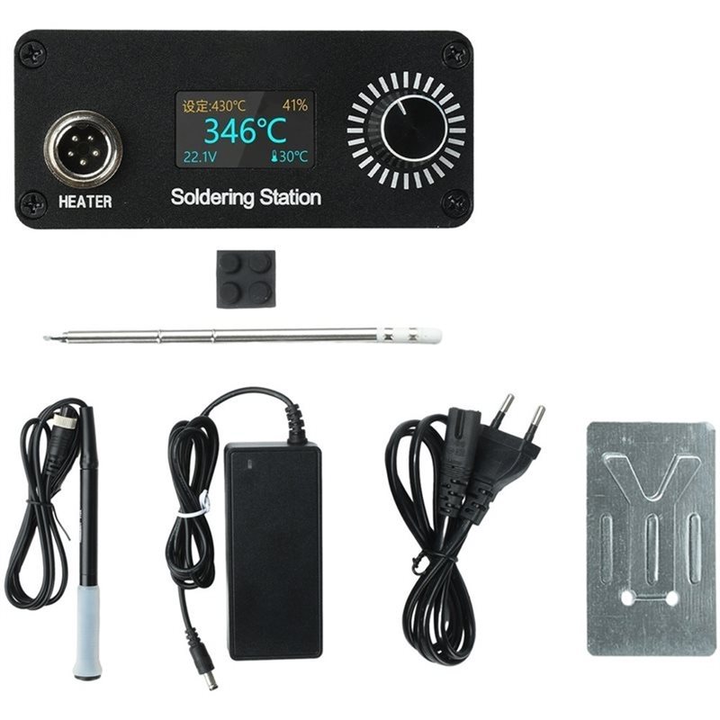 Soldering Station T12 Oled - Estación de Soldadura Portátil B23B T12