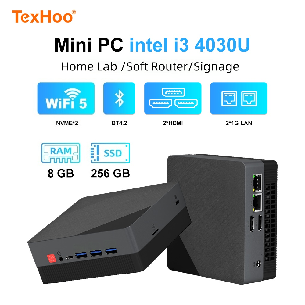 Mini PC Texhoo con Intel Core  - Khadas Vim4 8Gb reseña y precio