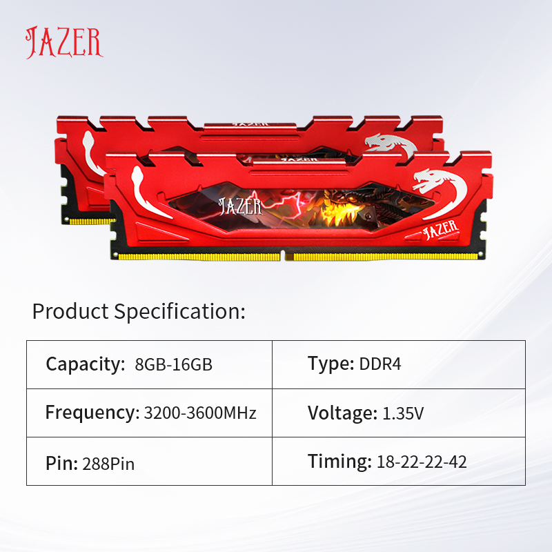 Memoria RAM JAZER DDR4 de 8GB  - Khadas Vim4 8Gb reseña y precio