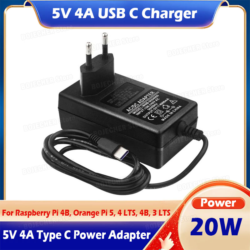 Cargador USB C de 5V 4A para R - Banana Pi Bpi-M5 reseña y precio