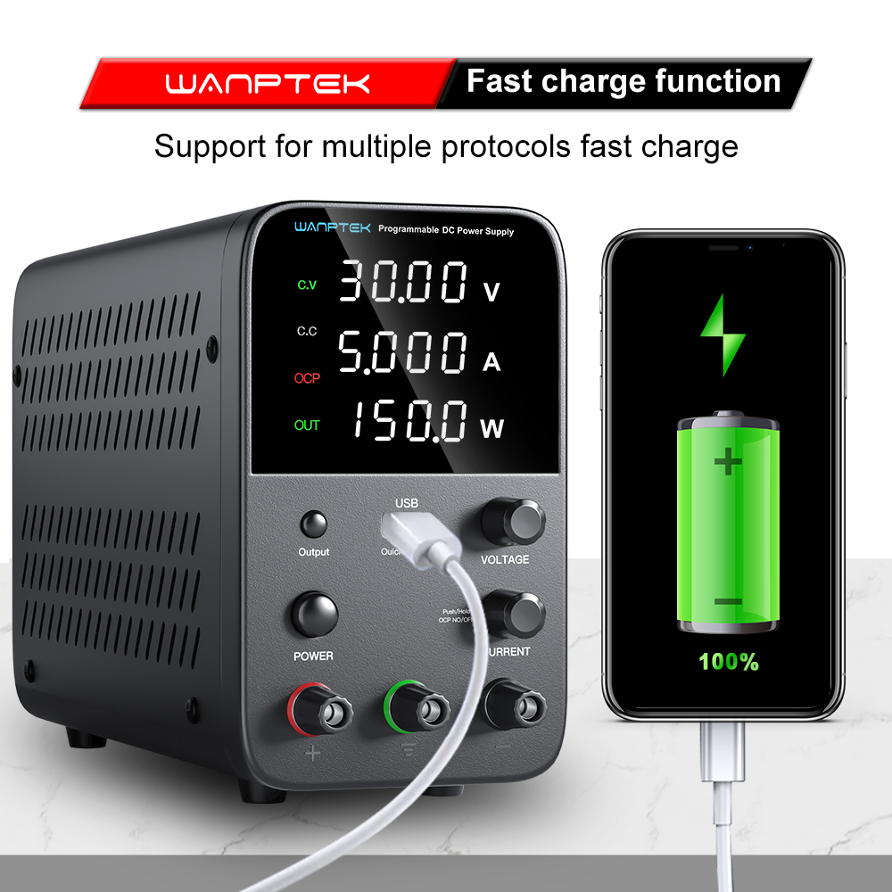 Fuente de Alimentación de Labo - Programmable Dc Power Supply 60V 5A reseña y precio