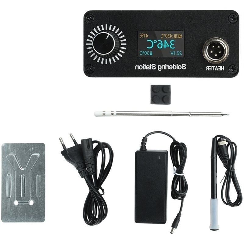 Estación de Soldadura AB11-T12 - Soldering Station T12 Oled reseña y precio