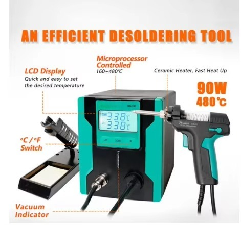 Bomba desoldadora eléctrica di - Desoldering Gun Vacuum Electric reseña y precio