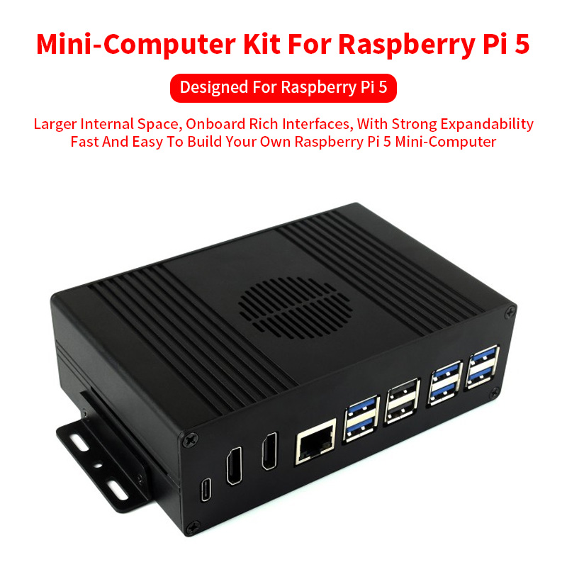 Kit de Mini ordenador todo en  - Raspberry Pi 5 8Gb Kit reseña y precio