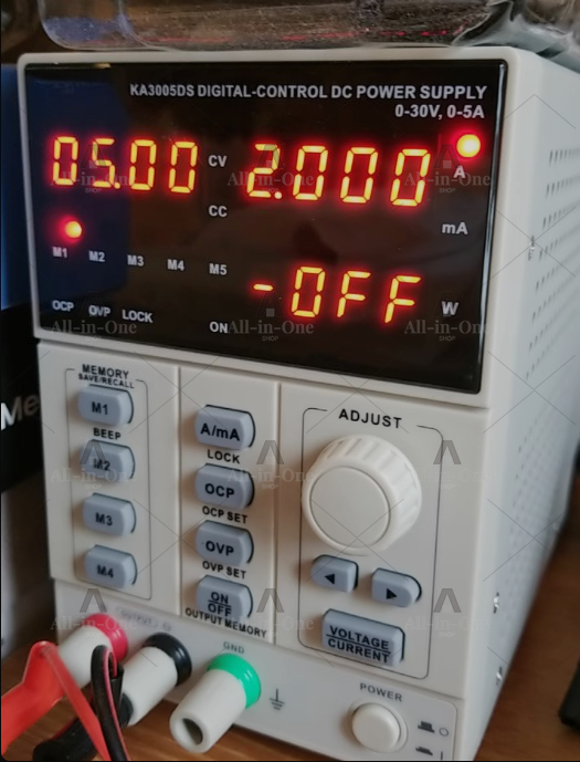 Fuente de Alimentación Digital - Programmable Dc Power Supply 60V 5A reseña y precio