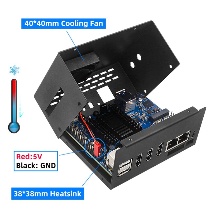 Caja Metálica A29F de Alta Cal - Orange Pi 5 Plus 16Gb reseña y precio