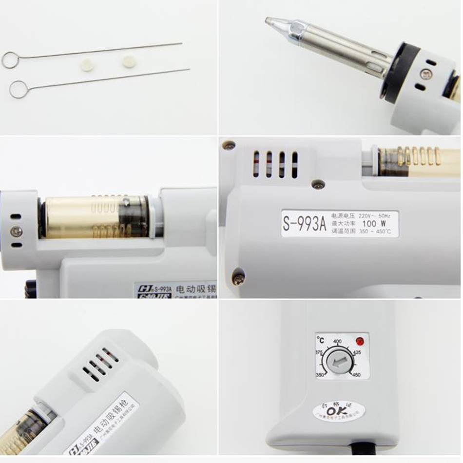Pistola desoldadora eléctrica, - Desoldering Gun Vacuum Electric reseña y precio